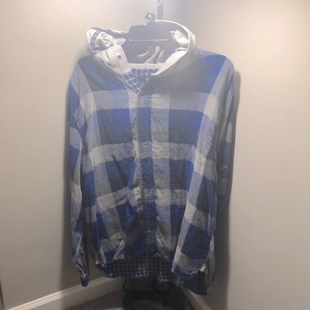 Hooded flannel